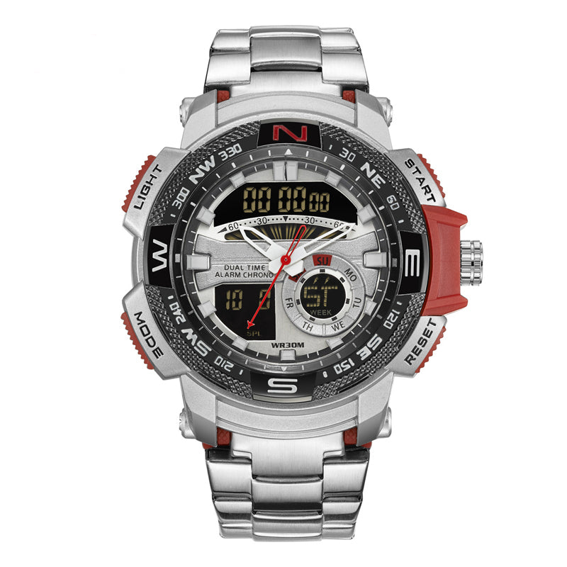 🎇50% KORTING⌚Sporthorloge met dubbel display voor heren✨