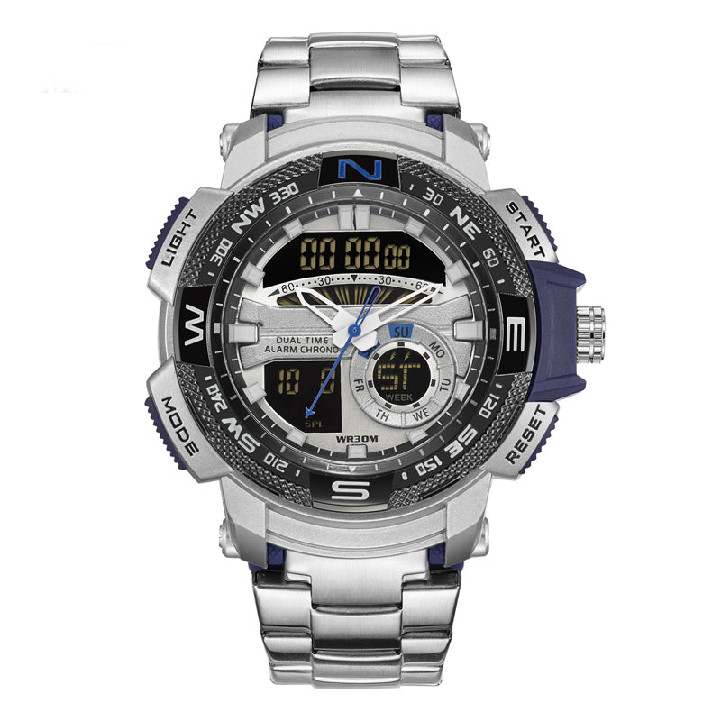 🎇50% KORTING⌚Sporthorloge met dubbel display voor heren✨
