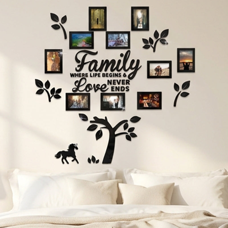 📢📢50% OFF⏰3D familiestamboom fotolijst muursticker