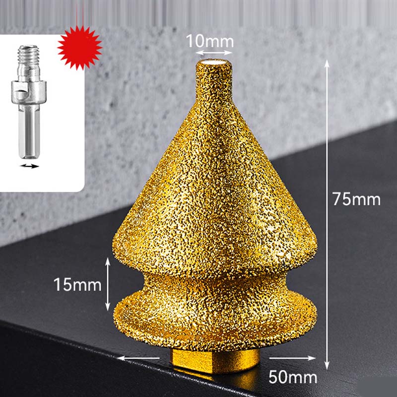 ⚙️ BEPERKTE TIJD 50% KORTING! ✨ Diamant afschuinbit voor slijpmachine – multifunctioneel, gesoldeerd diamant, universele pasvorm.