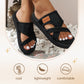 Dames stijlvolle slides met kruisband