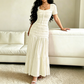 Women's Square Neck Bodice & Maxi Skirt Set