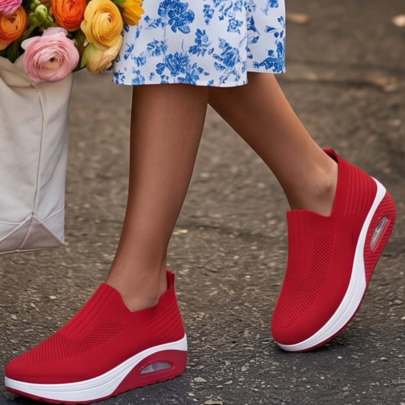 👟Dames Instapschoenen met Air-Cushion (Luchtkussen) | Ademend & Pijnvrij Wandelen
