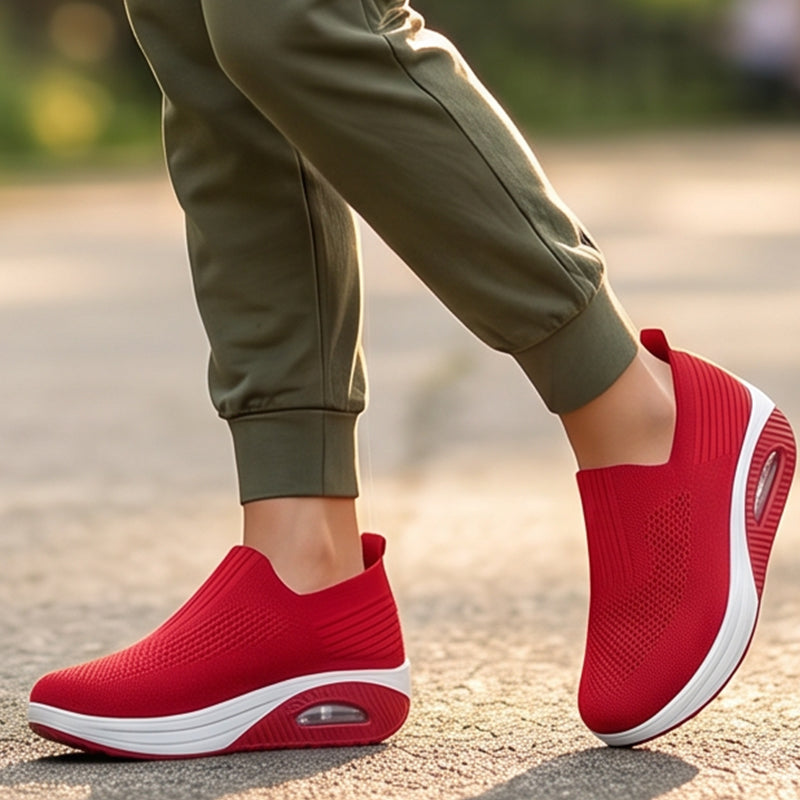 👟Dames Instapschoenen met Air-Cushion (Luchtkussen) | Ademend & Pijnvrij Wandelen