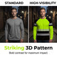 Herenshirt met print, ronde hals en lange mouwen
