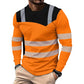 Herenshirt met print, ronde hals en lange mouwen