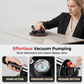 8 inch glas vacuümzuignap met manometer