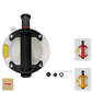 8 inch glas vacuümzuignap met manometer