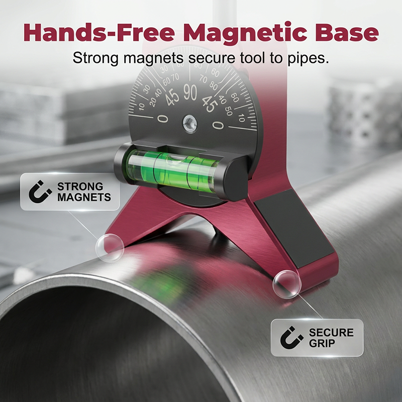 Y-vormige magnetische pijp centreertool
