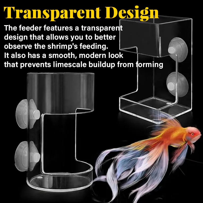 🐠✨Voerring en -bakje voor Aquariums – Netjes en Gericht Voeren