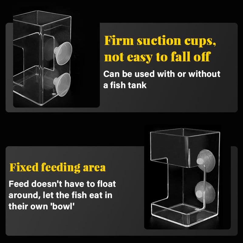 🐠✨Voerring en -bakje voor Aquariums – Netjes en Gericht Voeren