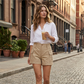🥳SUMMER HOT SALE🥳💞50K+ SOLD!💥50% OFF! 🔥Women's High-Waist Cargo Shorts with Pockets