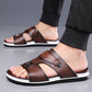 👞 50% KORTING! 💫 Slip-on sandalen van kunstleer voor heren – Ademend mesh en antislipzool – Comfortabele pasvorm, ideaal voor de zomer, het strand of dagelijkse wandelingen 🏖️