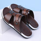 👞 50% KORTING! 💫 Slip-on sandalen van kunstleer voor heren – Ademend mesh en antislipzool – Comfortabele pasvorm, ideaal voor de zomer, het strand of dagelijkse wandelingen 🏖️