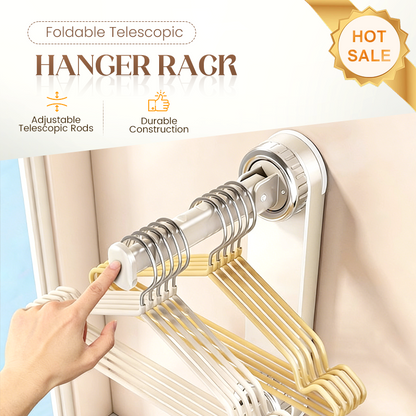 🏡【Aanbieding】✨Opvouwbaar Zuignap Hangrek | Zonder Boren | Uitschuifbaar🧺