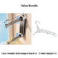 🏡【Aanbieding】✨Opvouwbaar Zuignap Hangrek | Zonder Boren | Uitschuifbaar🧺