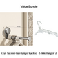 🏡【Aanbieding】✨Opvouwbaar Zuignap Hangrek | Zonder Boren | Uitschuifbaar🧺