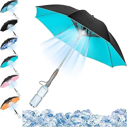 🔥2026 Zomer uitverkoop🔥UV-blokkerende paraplu met ventilator