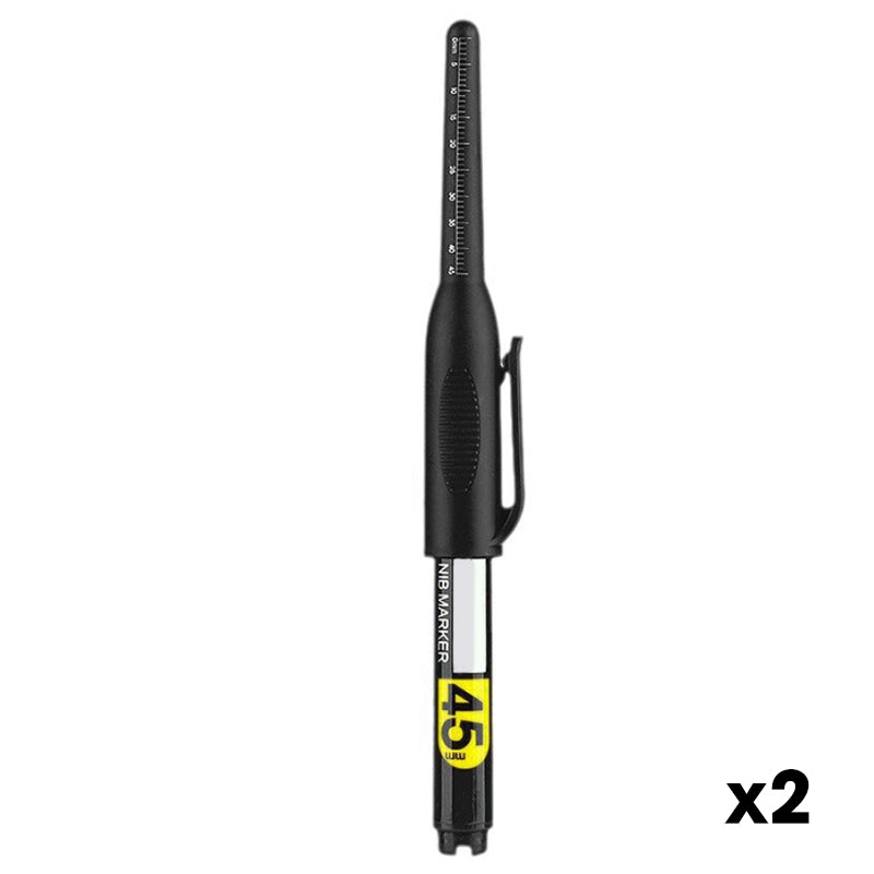 Diepgatmarker met 45mm lange punt