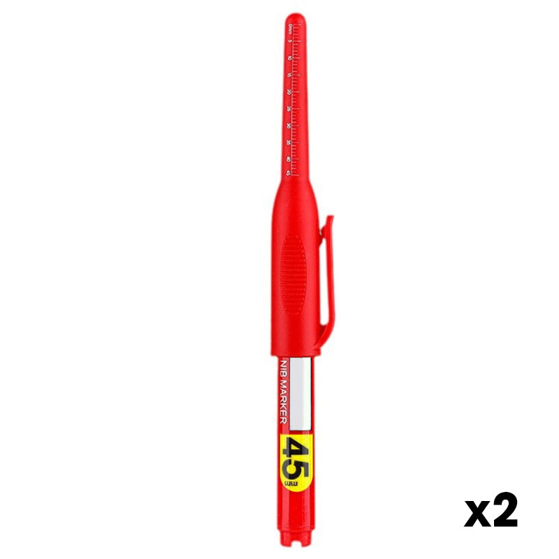 Diepgatmarker met 45mm lange punt