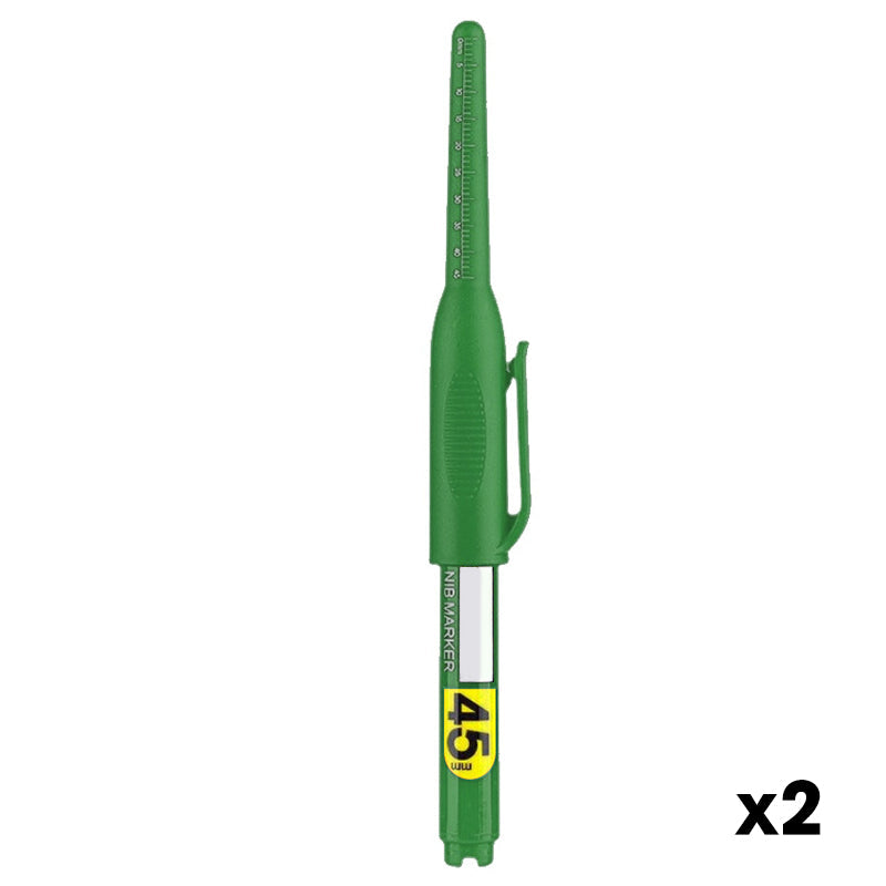 Diepgatmarker met 45mm lange punt