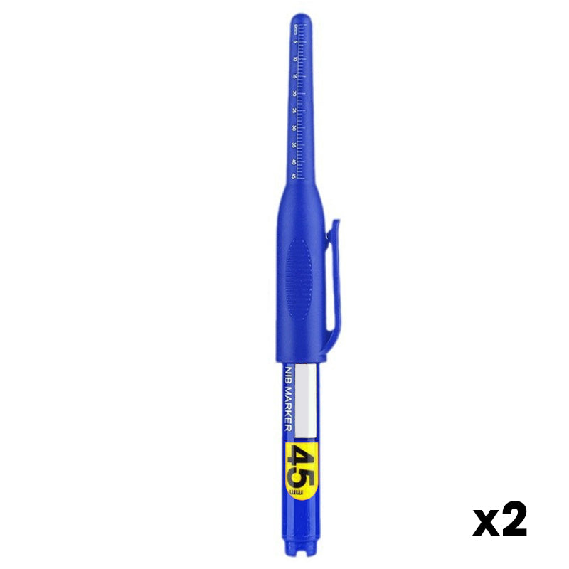 Diepgatmarker met 45mm lange punt