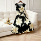 Mouwloze jurk met bloemenprint voor dames
