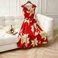 Mouwloze jurk met bloemenprint voor dames