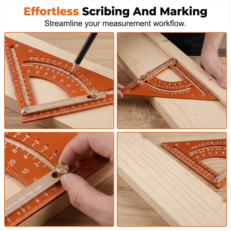 📐 TIJDELIJKE AANBIEDING: 50% KORTING! ✨ Precisie-driehoekige hoekmeter voor houtbewerking – van legering, verstelbaar, roestbestendig 🛠️
