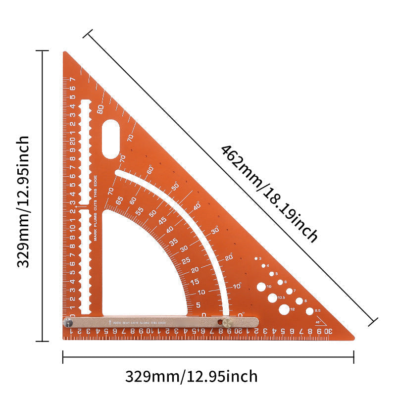 📐 TIJDELIJKE AANBIEDING: 50% KORTING! ✨ Precisie-driehoekige hoekmeter voor houtbewerking – van legering, verstelbaar, roestbestendig 🛠️