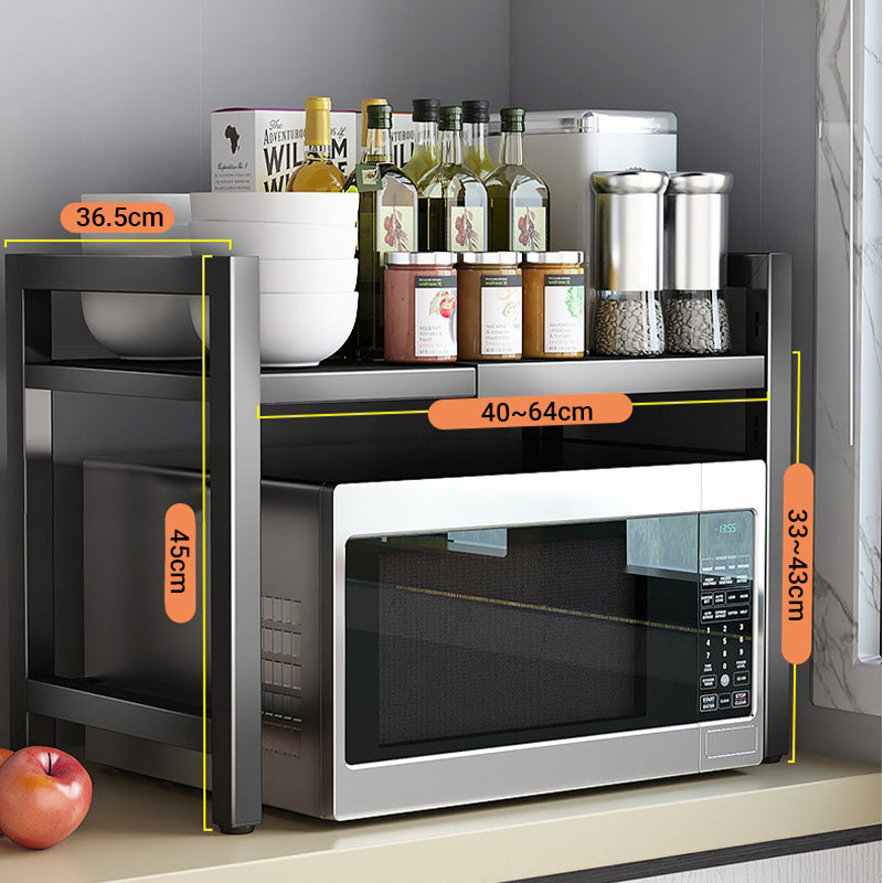 🍳 50% KORTING+GRATIS VERZENDING✈️Ruimtebesparend Magnetronrek (Tot 75kg Draagkracht) - Creëer Direct Meer Werkruimte ✨