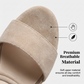 Dames Sleehak Sandalen met Gevlochten Enkelbandje | Zomerse Wedge Hakken