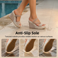 Dames Sleehak Sandalen met Gevlochten Enkelbandje | Zomerse Wedge Hakken