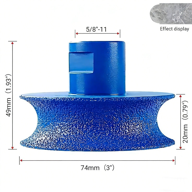✨ Concave randslijpschijf – diamantcoating, dubbel inzetbaar, gladde afwerking 🔧