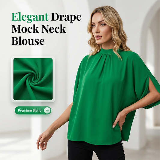 Elegante Top met Opstaande Kraag voor Dames