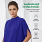 Elegante Top met Opstaande Kraag voor Dames