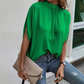Elegante Top met Opstaande Kraag voor Dames