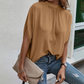 Elegante Top met Opstaande Kraag voor Dames