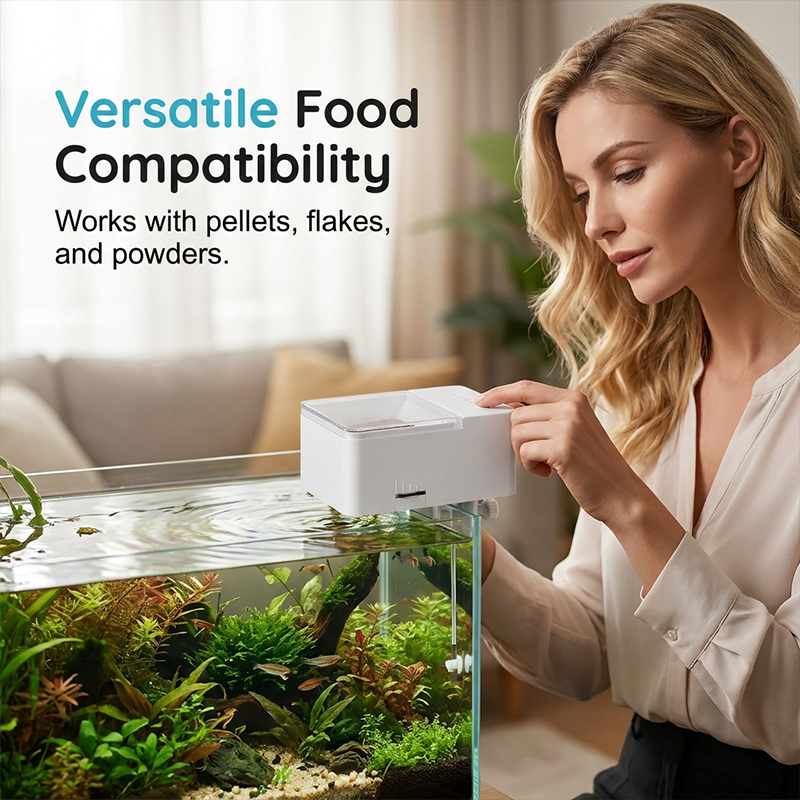 ➡️Automatische visvoederbak🐠Met ingebouwde timer, ideaal voor drukbezette eigenaren | Tot 30 dagen🗓️