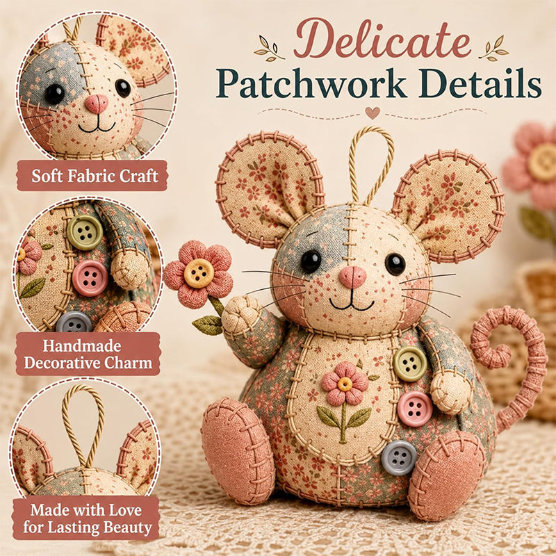 🐭50% KORTING❤️Stop met scrollen en naai je eigen schattige muis! Deze complete set geeft je alles – stof, vulling, naald – en voor je het weet hou je een zelfgemaakt vriendje in je handen!