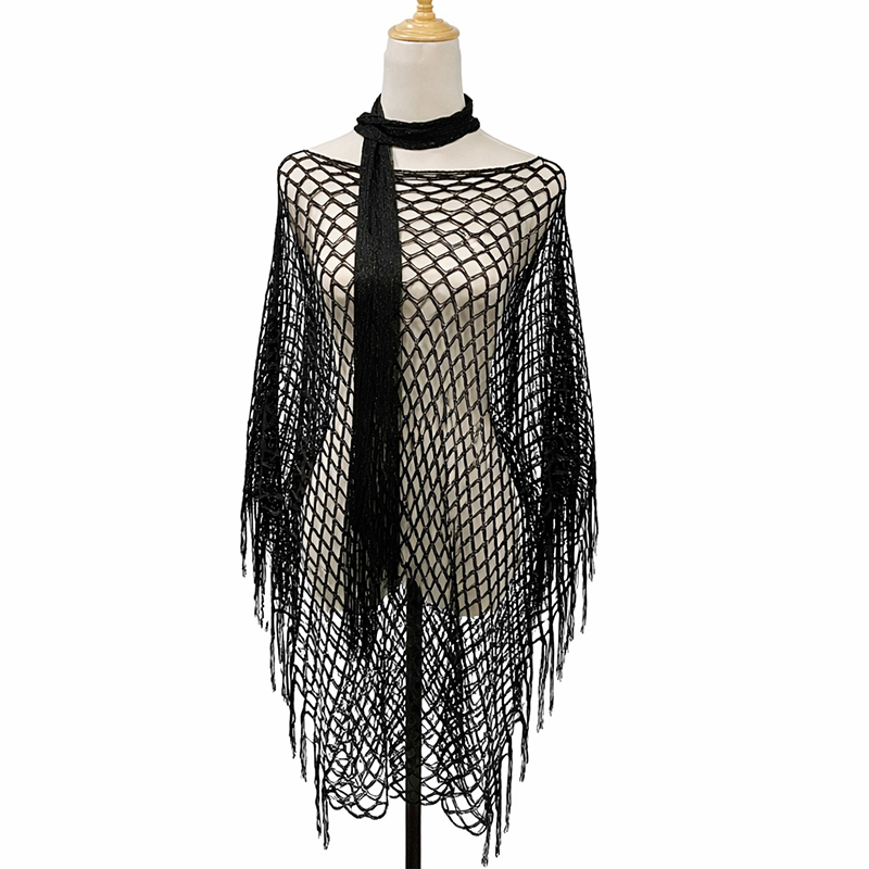 💐Zomerse metallic gehaakte strandjurk – Lichtgewicht, soepel vallend en moeiteloos stijlvol