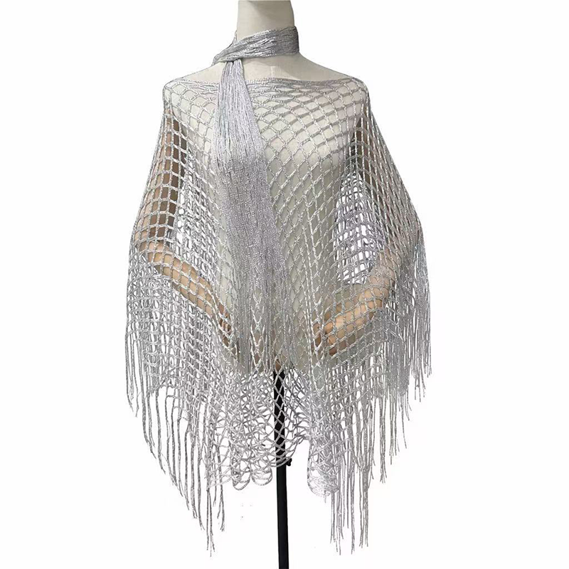💐Zomerse metallic gehaakte strandjurk – Lichtgewicht, soepel vallend en moeiteloos stijlvol