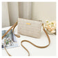 ⏳Tijdelijk 50% korting⏰Dames geweven stro schoudertas en clutch👜