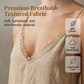 👗LIMITED-TIME 50% OFF✨Frayed Edge V-Neck Slip Dress – Relaxed Fit, Textured, Chic🌸