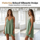 👗LIMITED-TIME 50% OFF✨Frayed Edge V-Neck Slip Dress – Relaxed Fit, Textured, Chic🌸