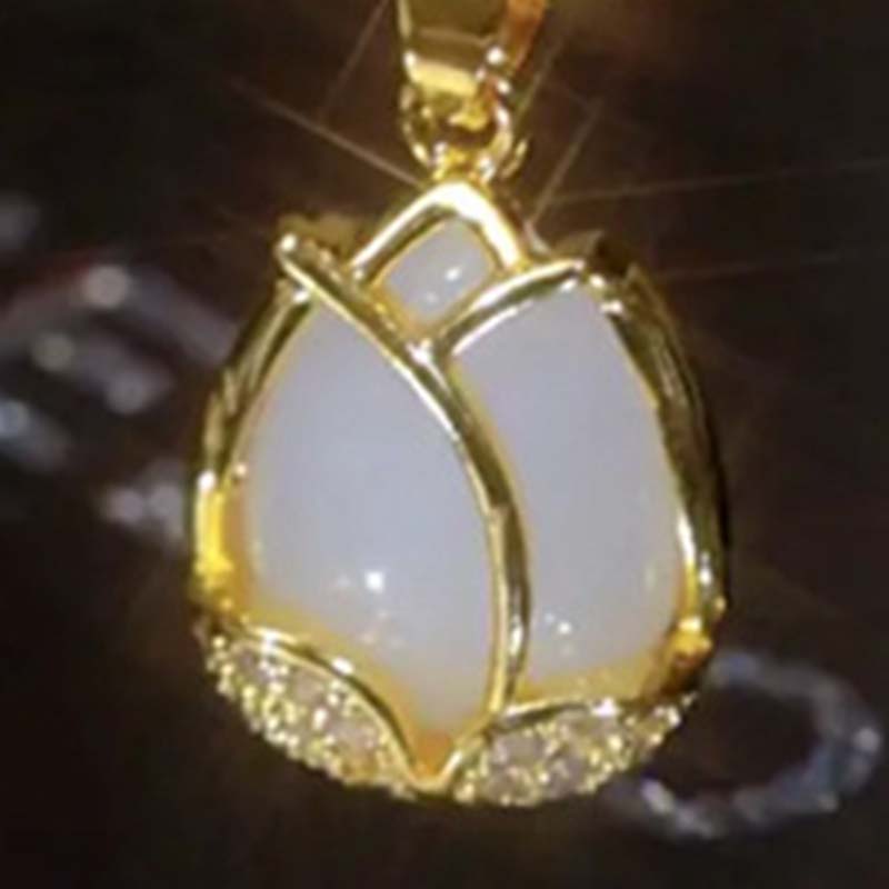 Elegante Ketting met Tulpenhanger