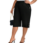 Comfortabele Capribroek met Elastische Taille voor Dames