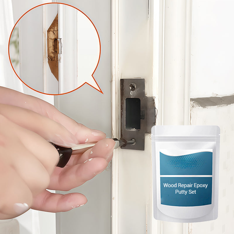 🪵 TIJDELIJKE AANBIEDING: 50% KORTING! ✨ Epoxy-plamuur set voor houtreparatie – zeer sterk, kneedbaar, glad te schuren 🛠️