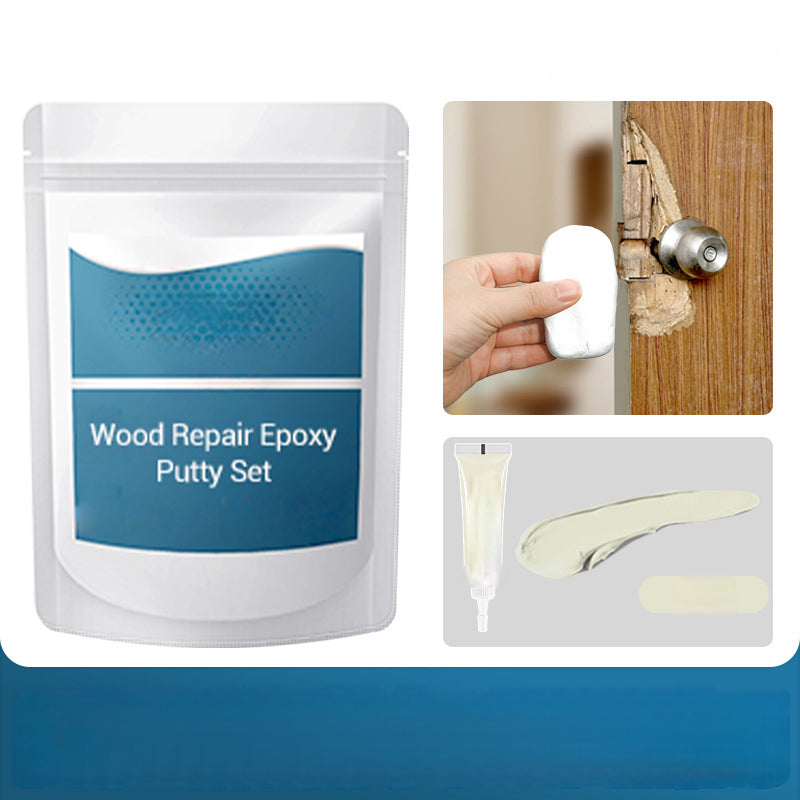 🪵 TIJDELIJKE AANBIEDING: 50% KORTING! ✨ Epoxy-plamuur set voor houtreparatie – zeer sterk, kneedbaar, glad te schuren 🛠️