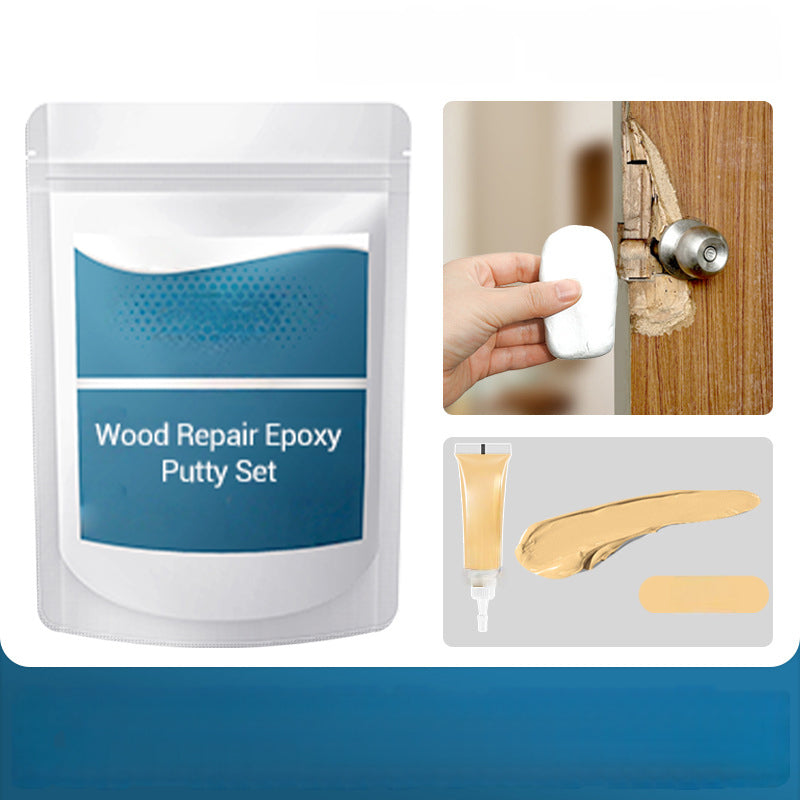 🪵 TIJDELIJKE AANBIEDING: 50% KORTING! ✨ Epoxy-plamuur set voor houtreparatie – zeer sterk, kneedbaar, glad te schuren 🛠️